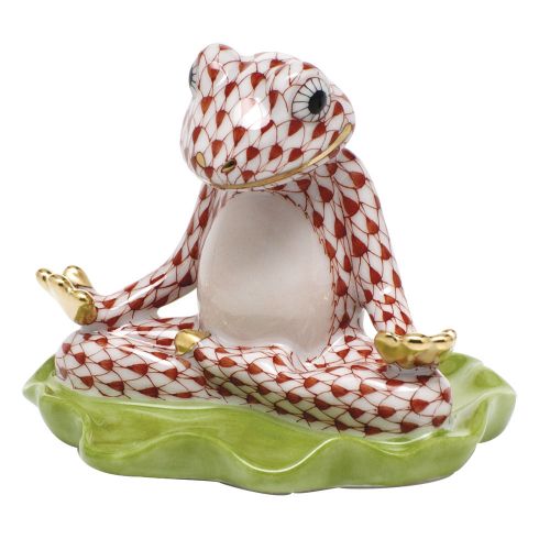 Herend Yoga Frog