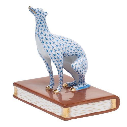 Herend Greyhound Bookend