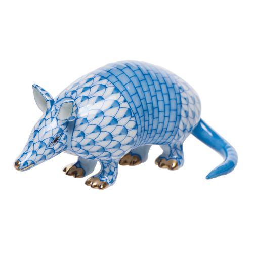 Herend Armadillo Blue