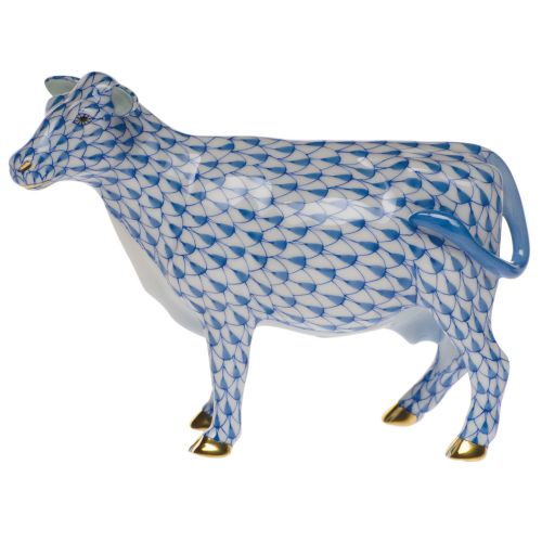 Herend Cow Blue