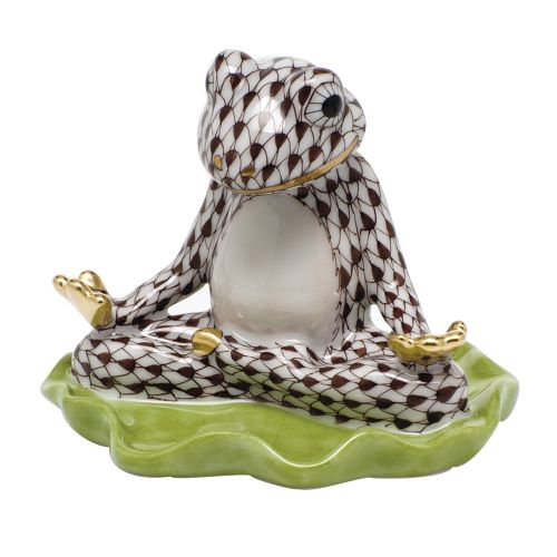 Herend Yoga Frog