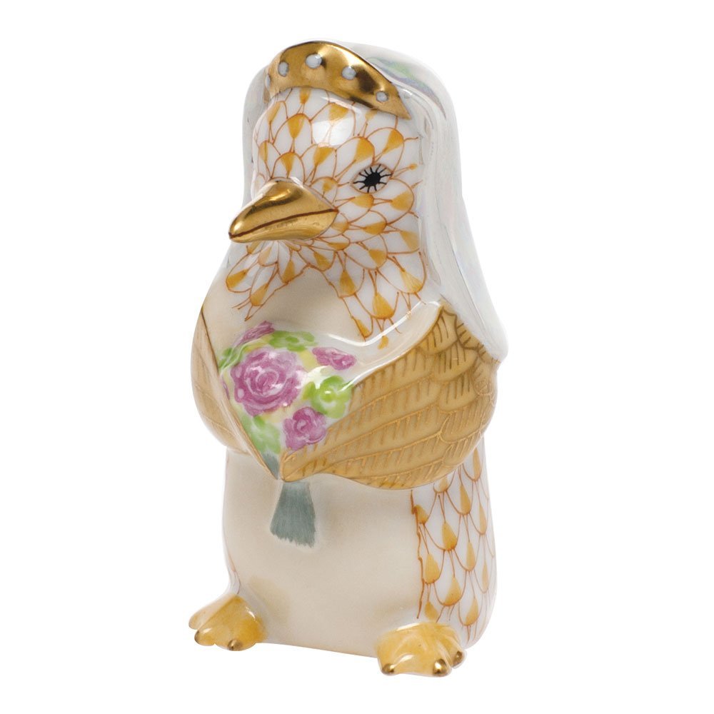 Herend Penguin Bride