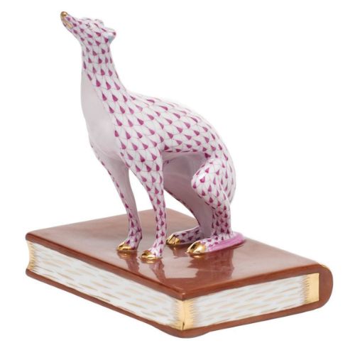 Herend Greyhound Bookend