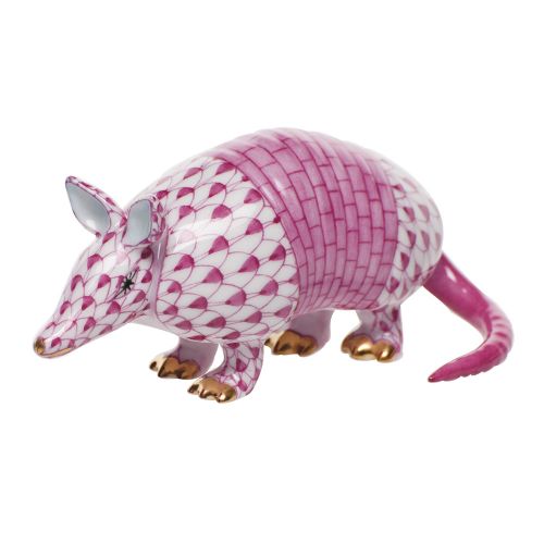 Herend Armadillo Raspberry