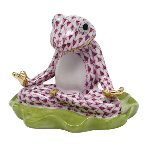 Herend Yoga Frog