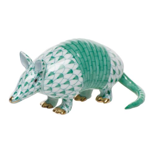 Herend Armadillo Green