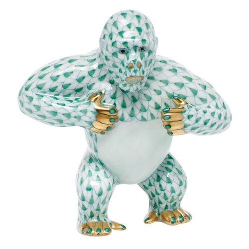 Herend Gorilla Green