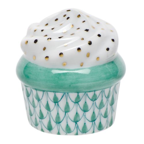 Herend Cupcake Green