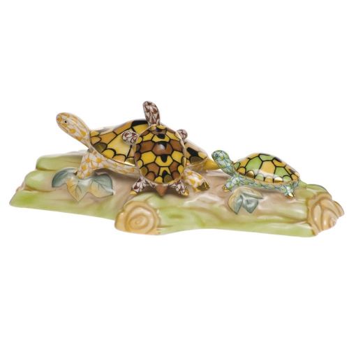 Herend Turtle Trio