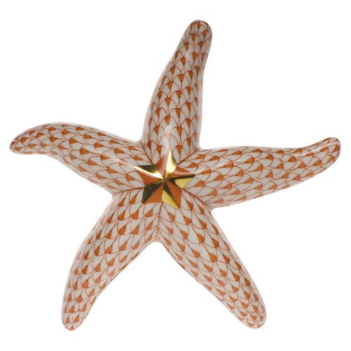 Herend Starfish Rust