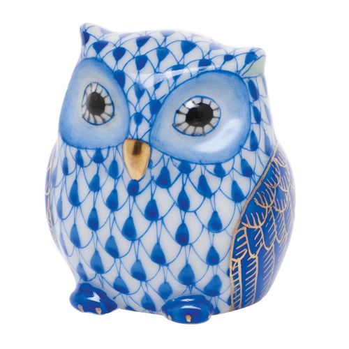 Herend Owlet Sapphire