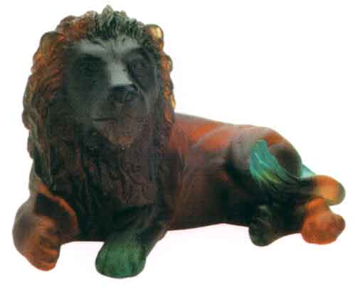 Daum Lion Amber