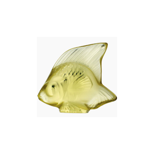 Lalique Fish Yellow