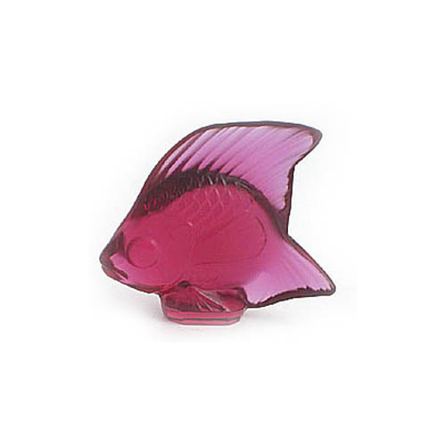 Lalique Fish Fuchsia