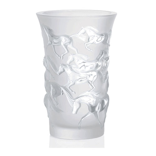 Lalique Mustang Vase