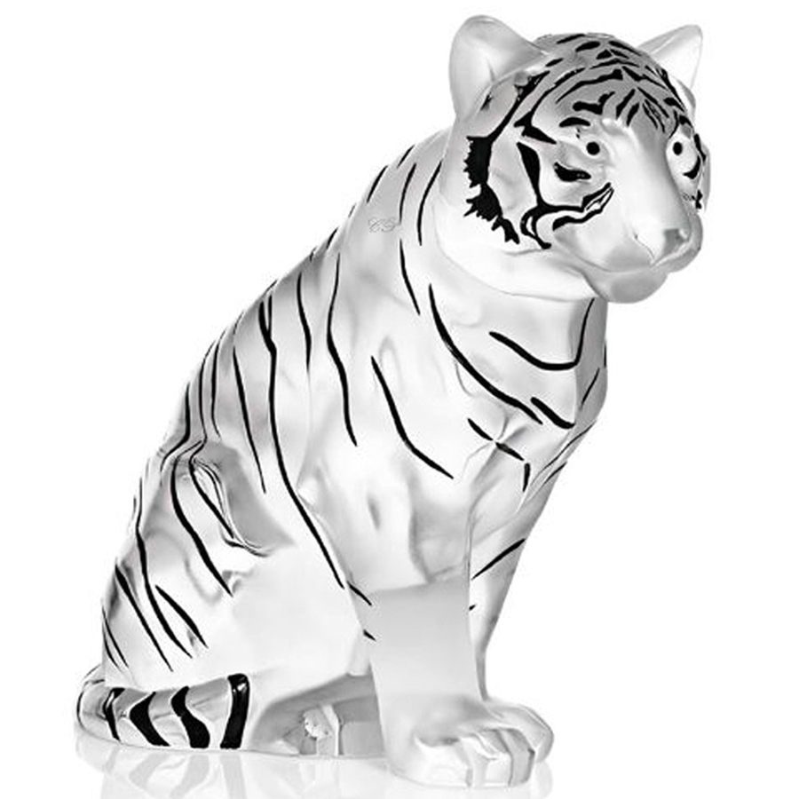 Lalique Sitting Tiger