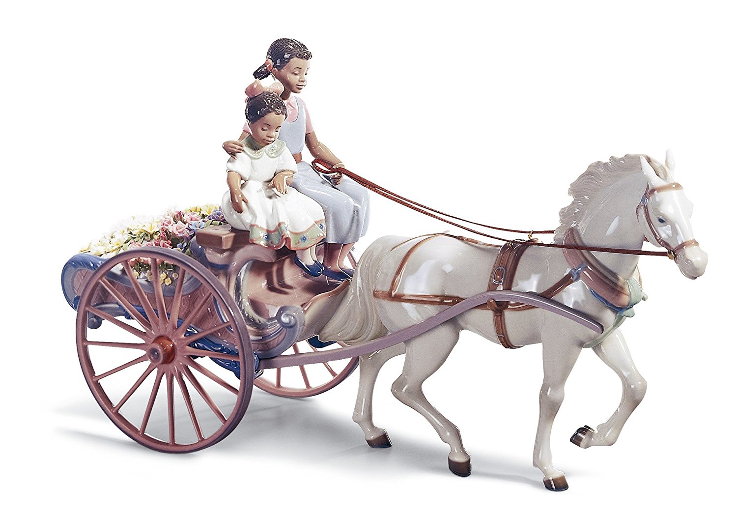 Lladro Flower wagon