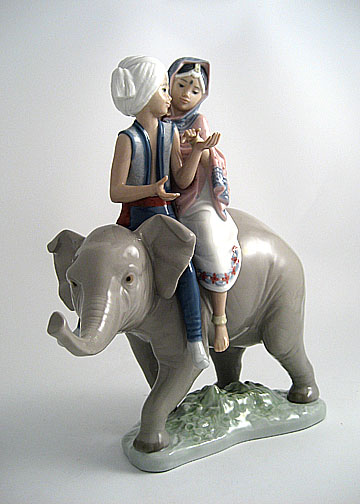 Lladro Hindu Children