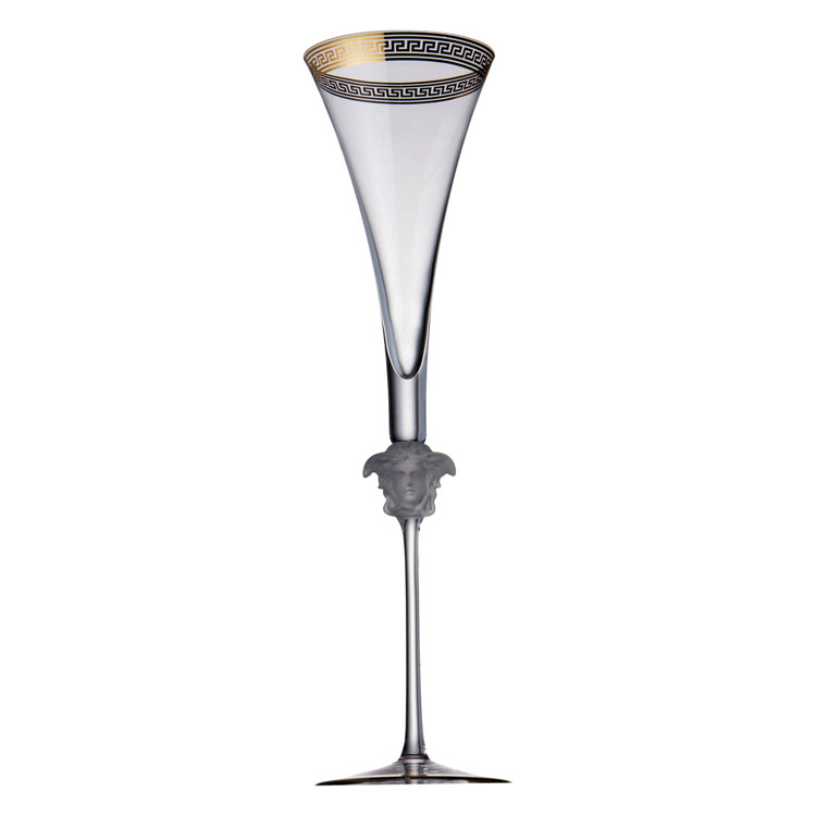 Versace Crystal Champagne Flute